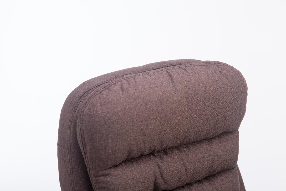 Silla de oficina XXL Vancouver tapizada en tela