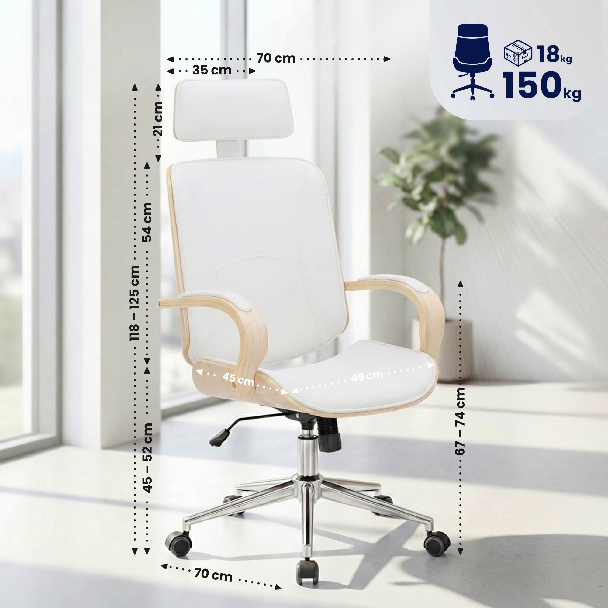 Silla de oficina Dayton