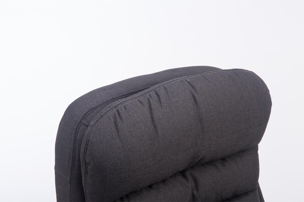 Silla de oficina XXL Vancouver tapizada en tela
