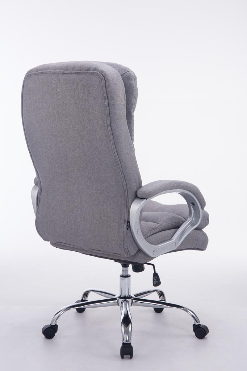 Silla de oficina XXL Vancouver tapizada en tela