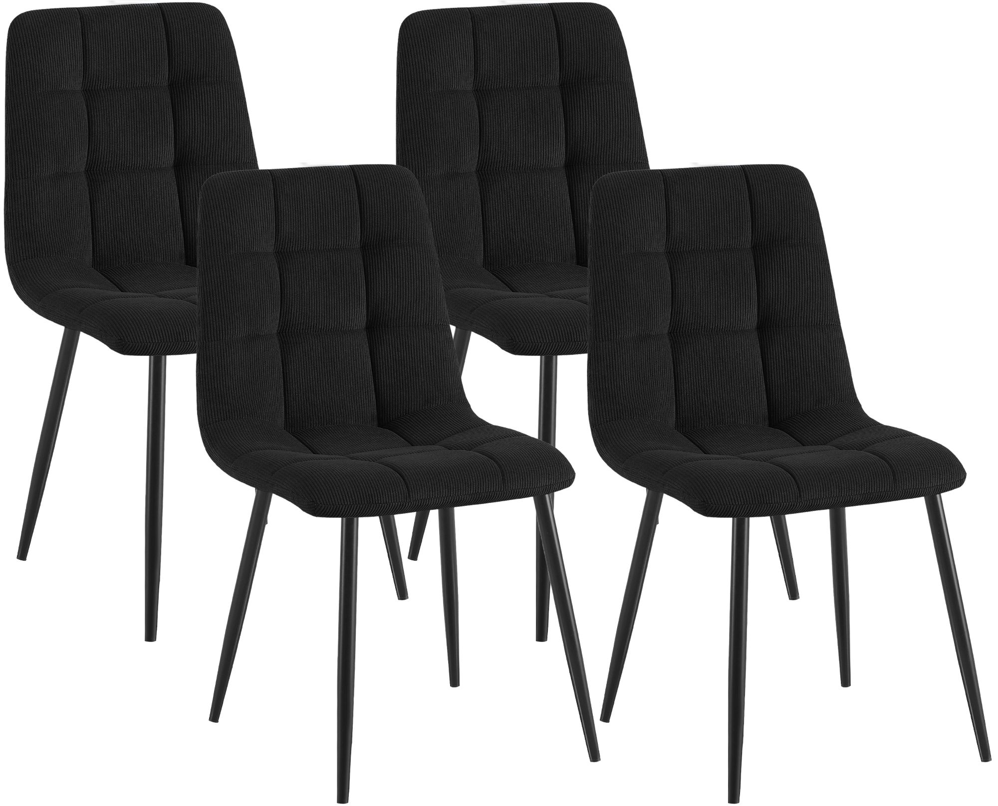 Pack de 4 sillas de comedor Tilde