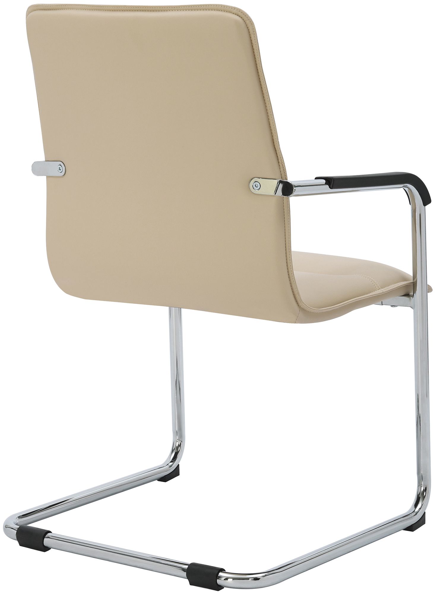 Silla voladiza Seattle de piel sintetica