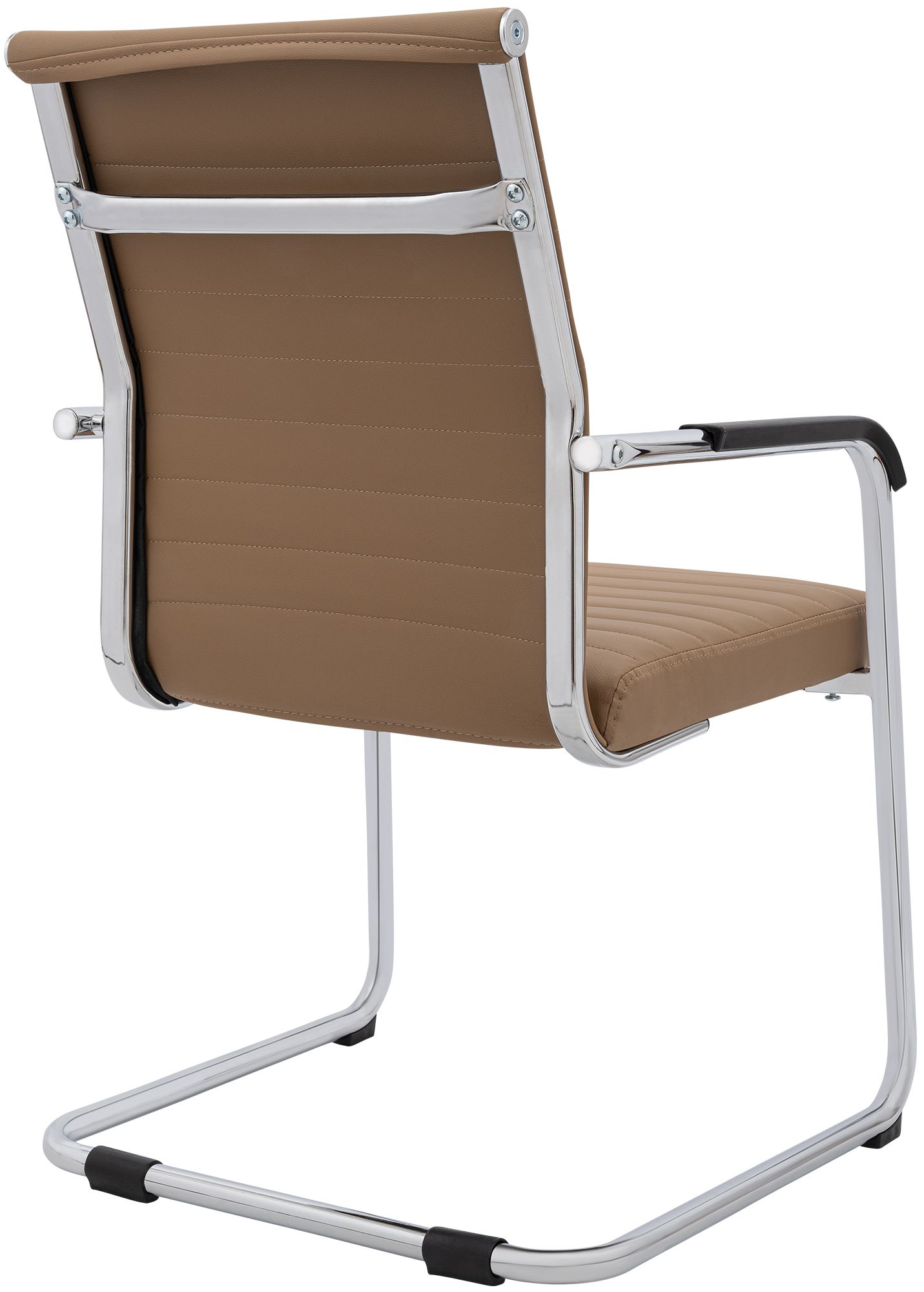 Juego de 2 sillas cantilever Hakon con efecto piel