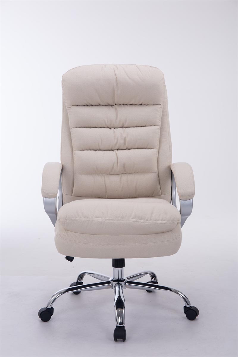 Silla de oficina XXL Vancouver tapizada en tela