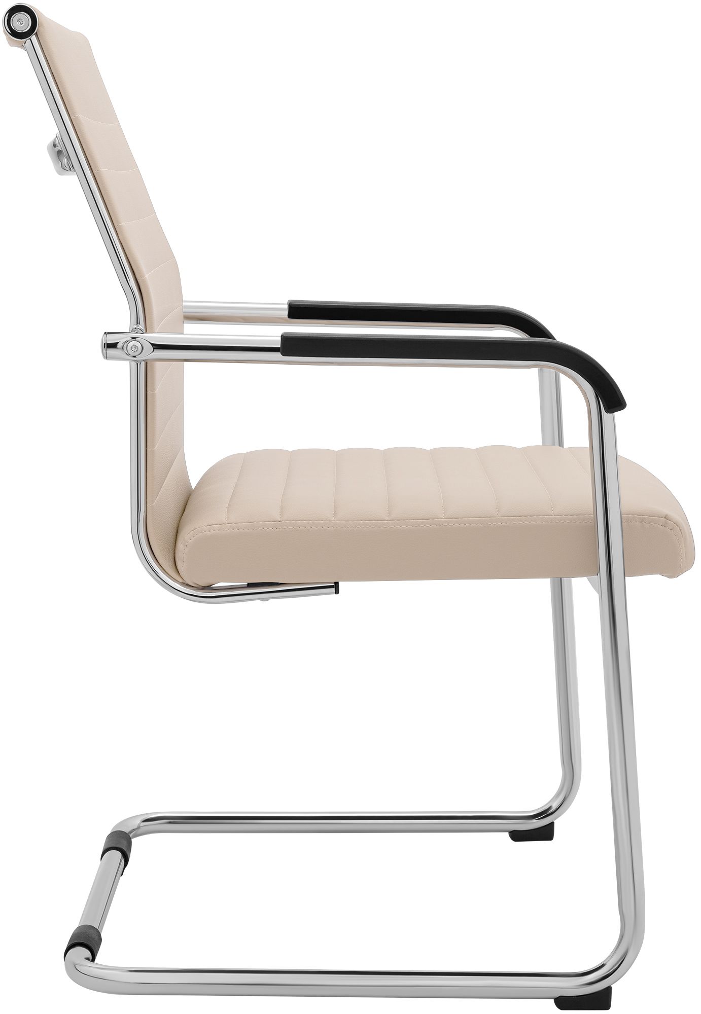 Juego de 2 sillas cantilever Hakon con efecto piel
