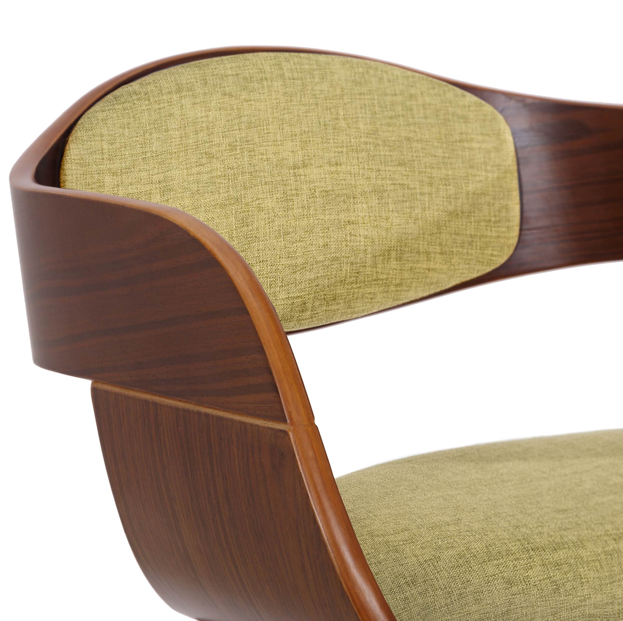 Set de 2 sillas de comedor Kingston de tela y madera