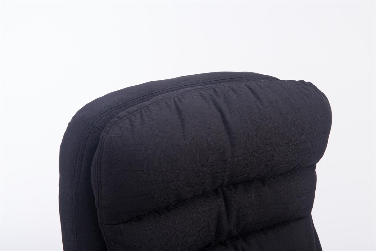 Silla de oficina XXL Vancouver tapizada en tela