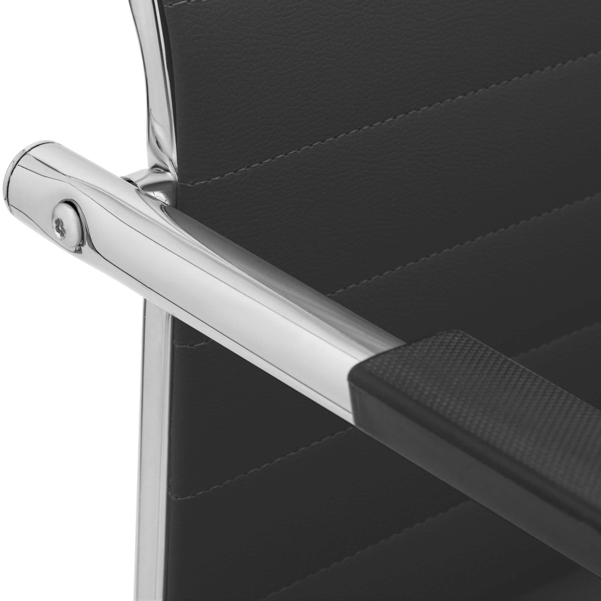 Juego de 2 sillas cantilever Hakon con efecto piel