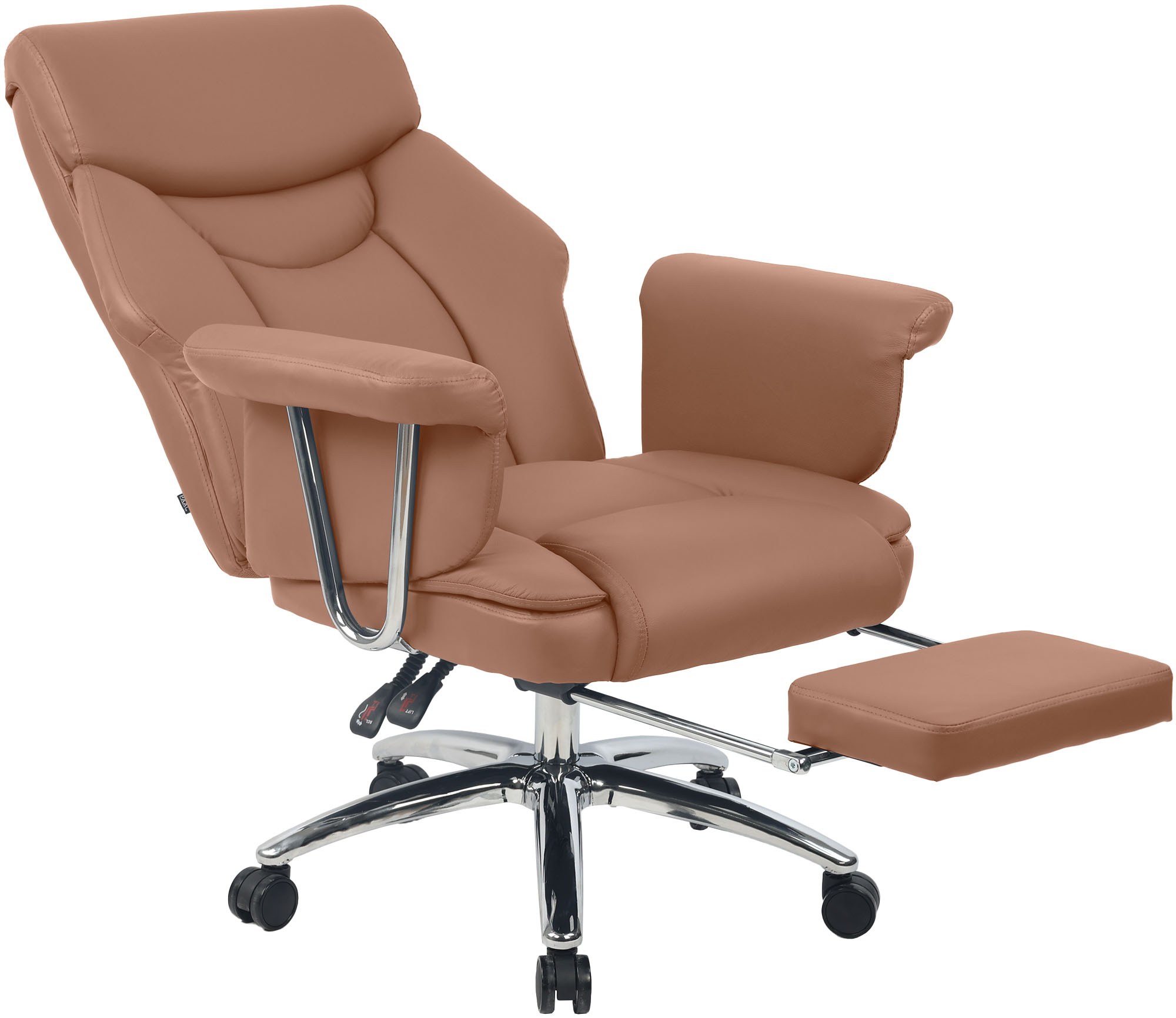 Silla de Oficina Dahra Cuero Auténtico