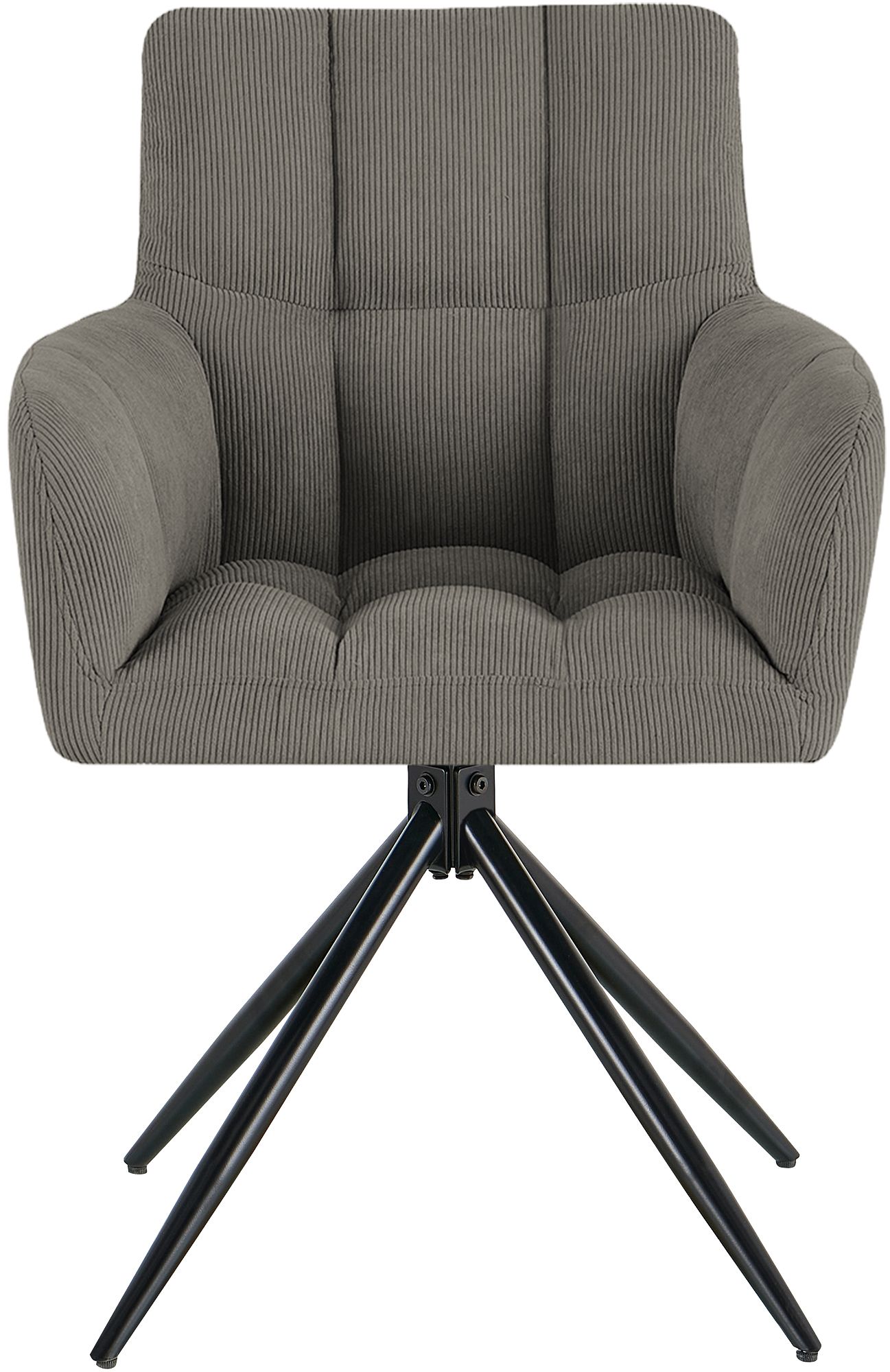 Silla de comedor Jonah de pana