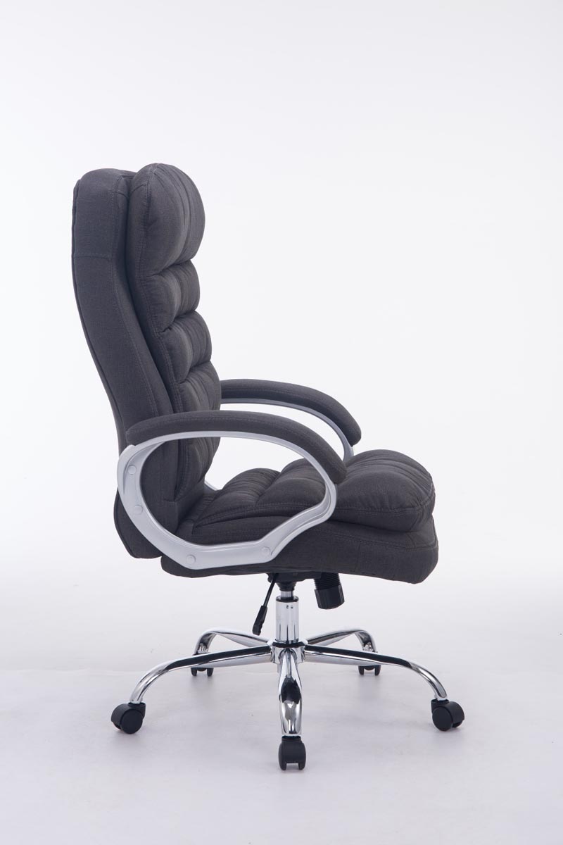 Silla de oficina XXL Vancouver tapizada en tela