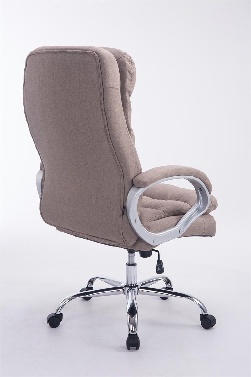 Silla de oficina XXL Vancouver tapizada en tela
