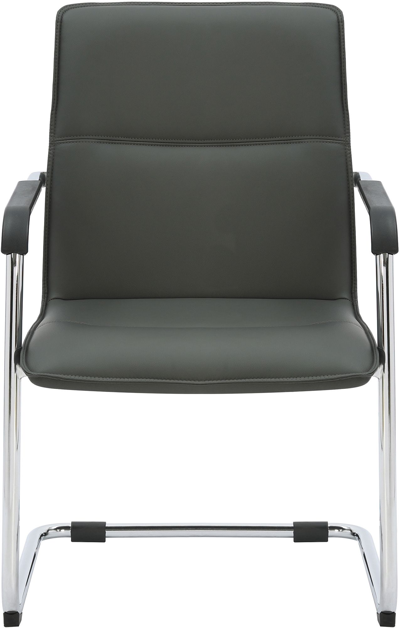 Silla voladiza Seattle de piel sintetica