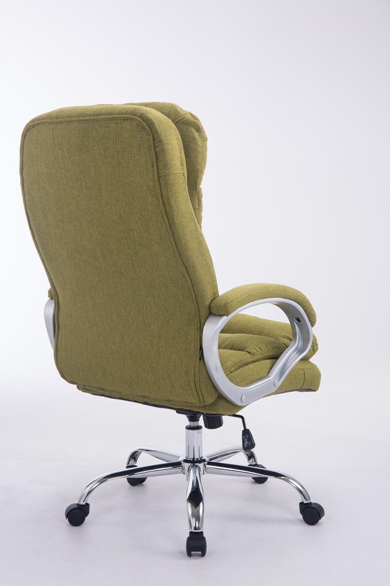Silla de oficina XXL Vancouver tapizada en tela
