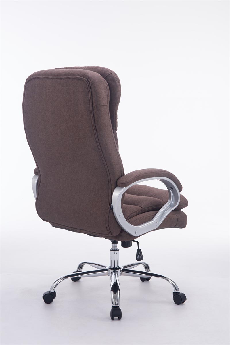 Silla de oficina XXL Vancouver tapizada en tela