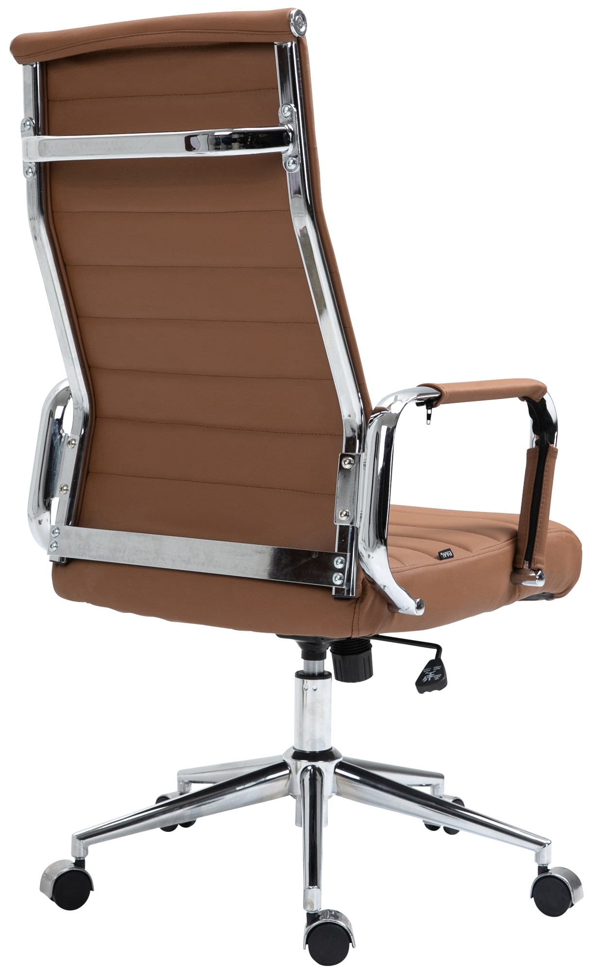Silla de oficina Kolumbus de cuero auténtico