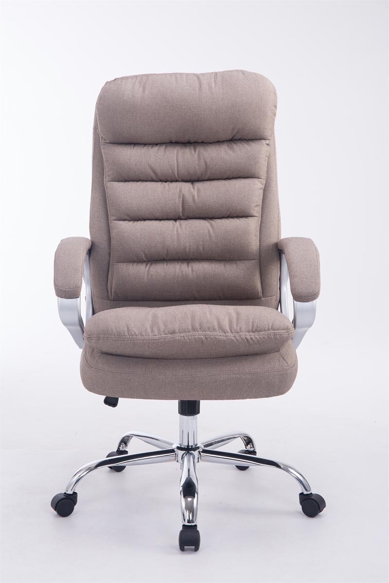 Silla de oficina XXL Vancouver tapizada en tela