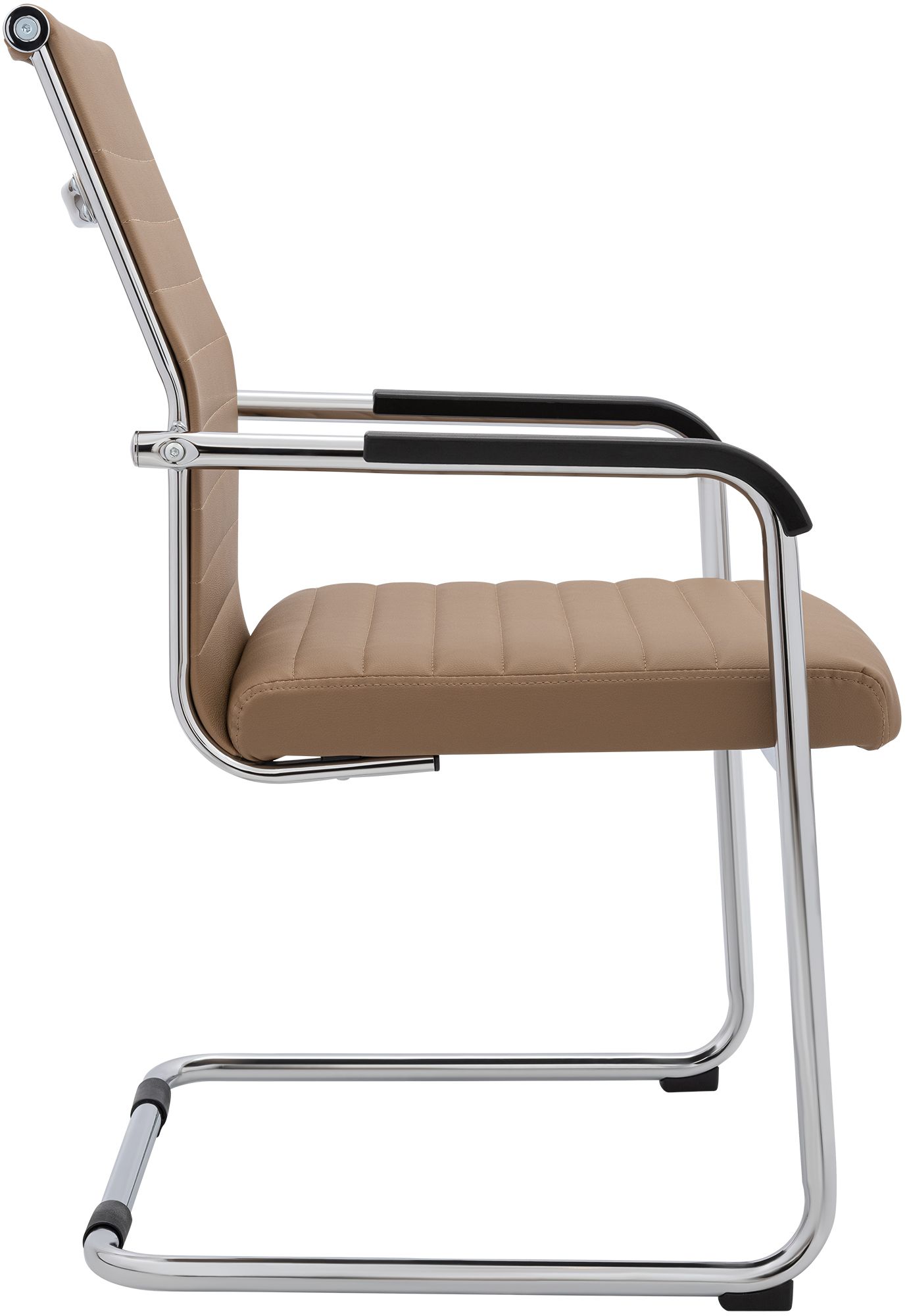 Juego de 2 sillas cantilever Hakon con efecto piel