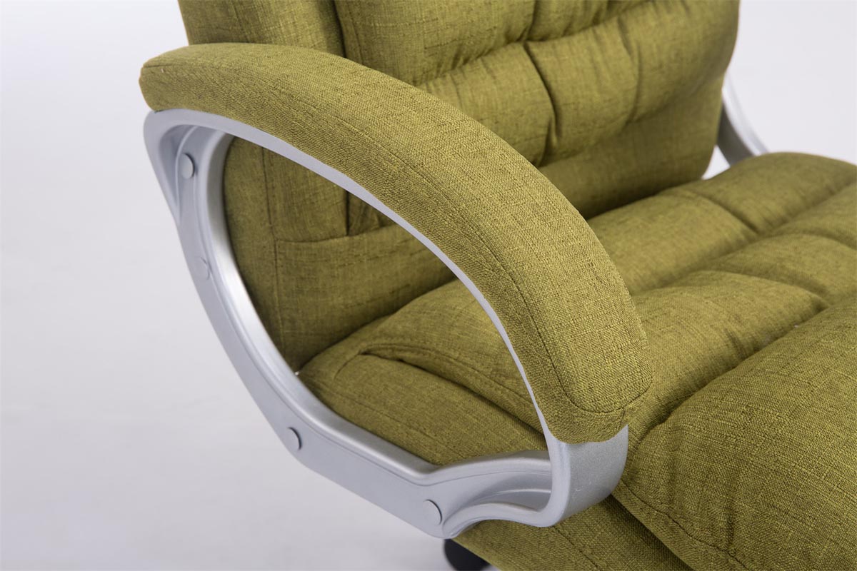 Silla de oficina XXL Vancouver tapizada en tela