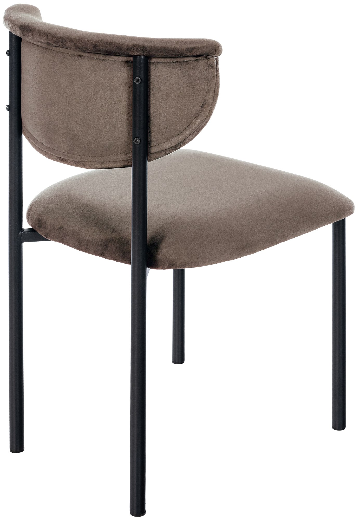 Juego de 2 sillas de comedor Gambell terciopelo