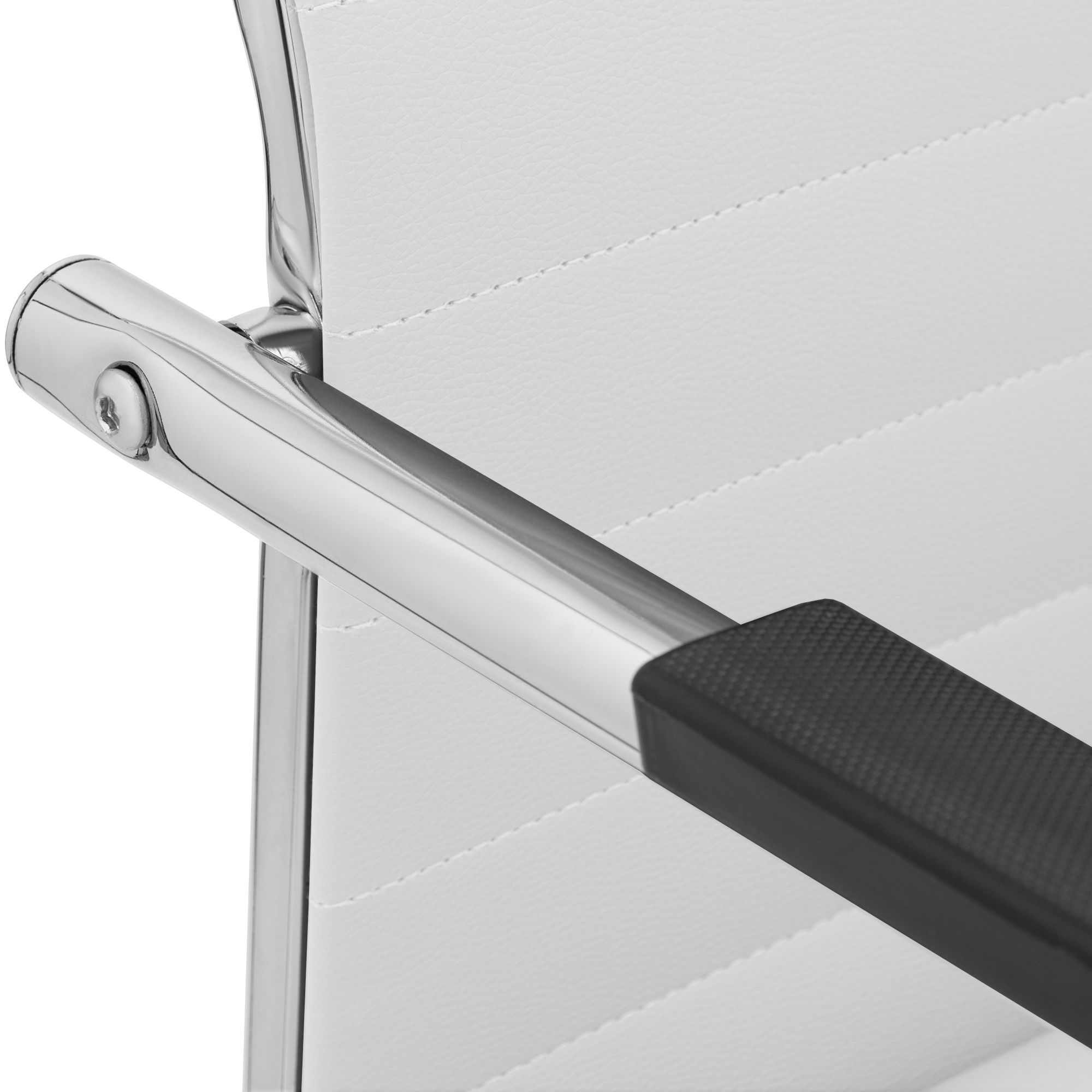 Juego de 2 sillas cantilever Hakon con efecto piel