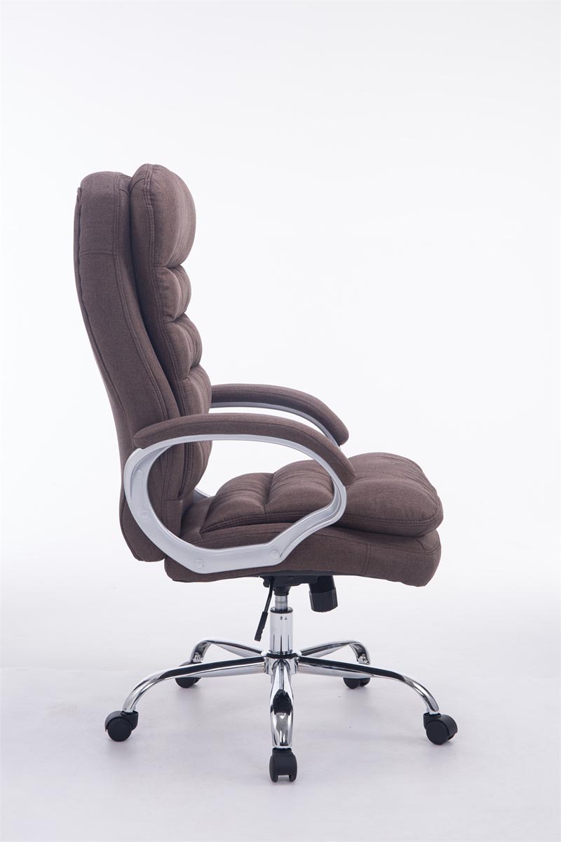 Silla de oficina XXL Vancouver tapizada en tela