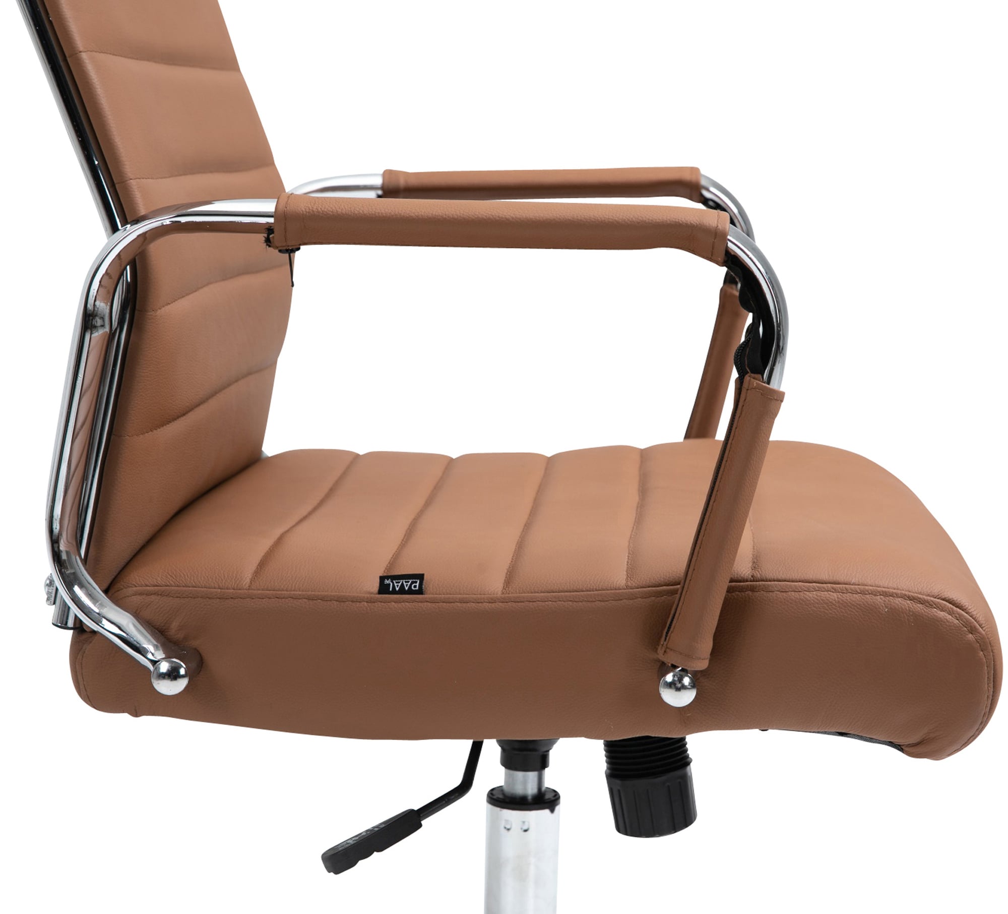 Silla de oficina Kolumbus de cuero auténtico