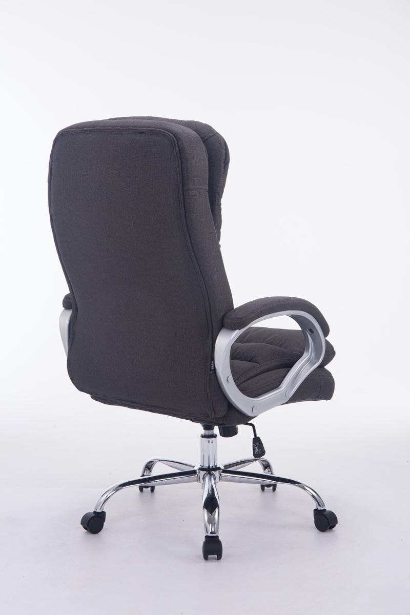 Silla de oficina XXL Vancouver tapizada en tela