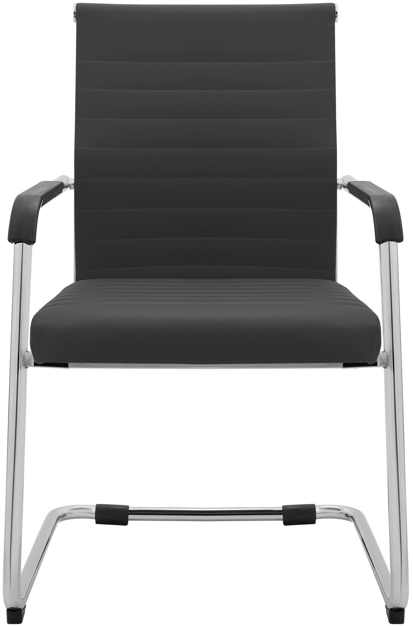 Juego de 2 sillas cantilever Hakon con efecto piel