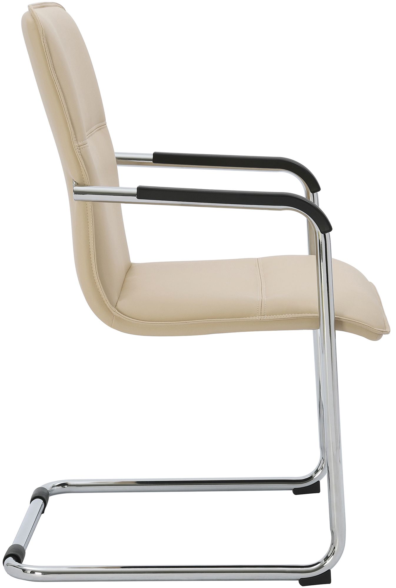 Silla voladiza Seattle de piel sintetica