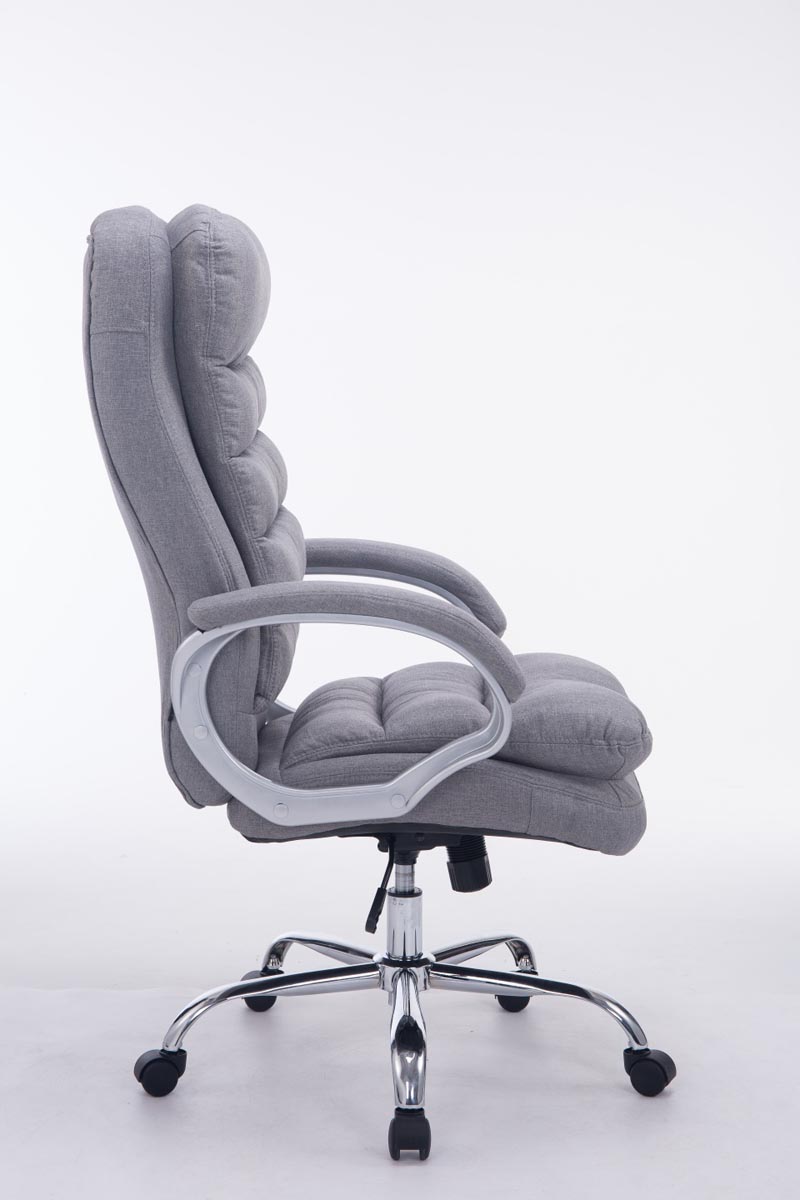 Silla de oficina XXL Vancouver tapizada en tela