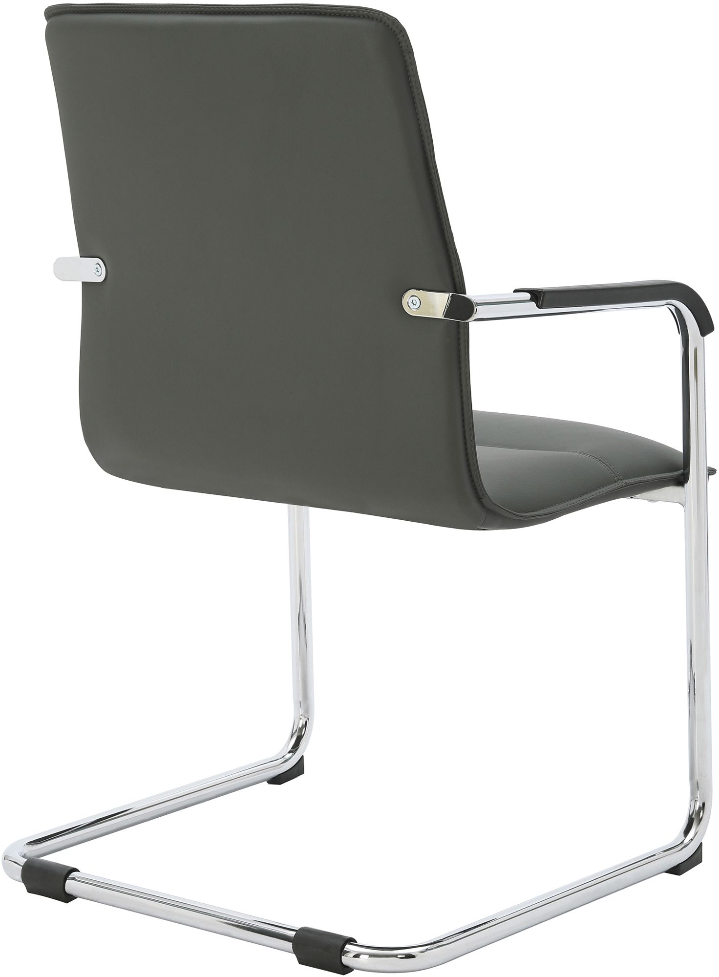 Silla voladiza Seattle de piel sintetica