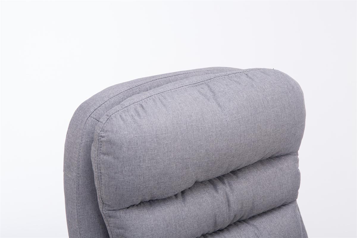 Silla de oficina XXL Vancouver tapizada en tela