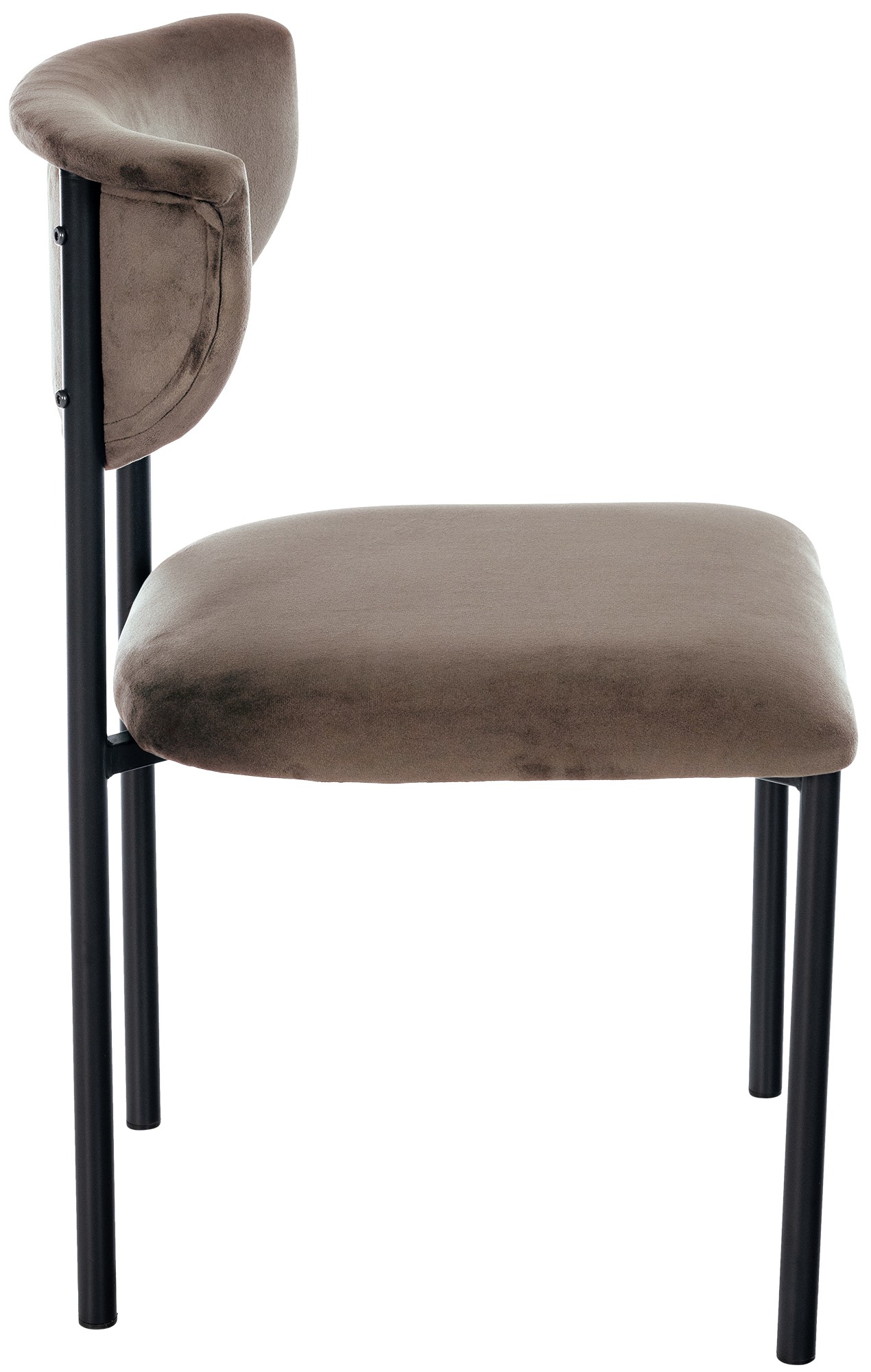 Juego de 2 sillas de comedor Gambell terciopelo