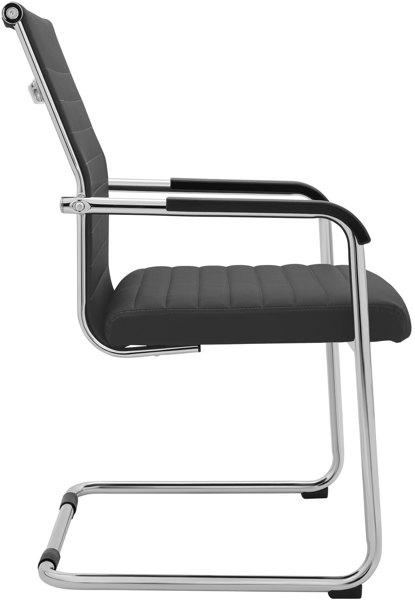 Juego de 2 sillas cantilever Hakon con efecto piel