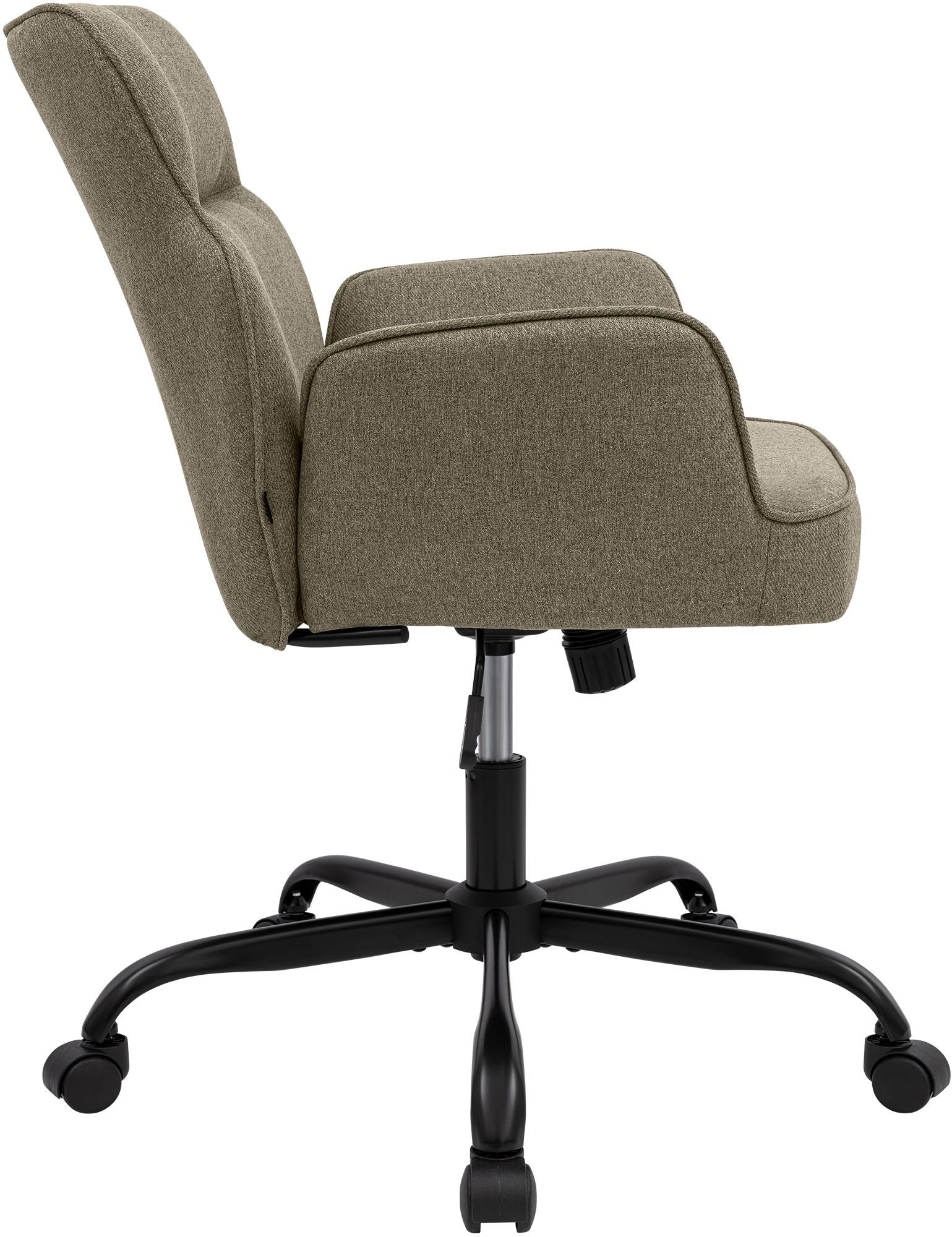 Silla de oficina Amado con tapizado en tela