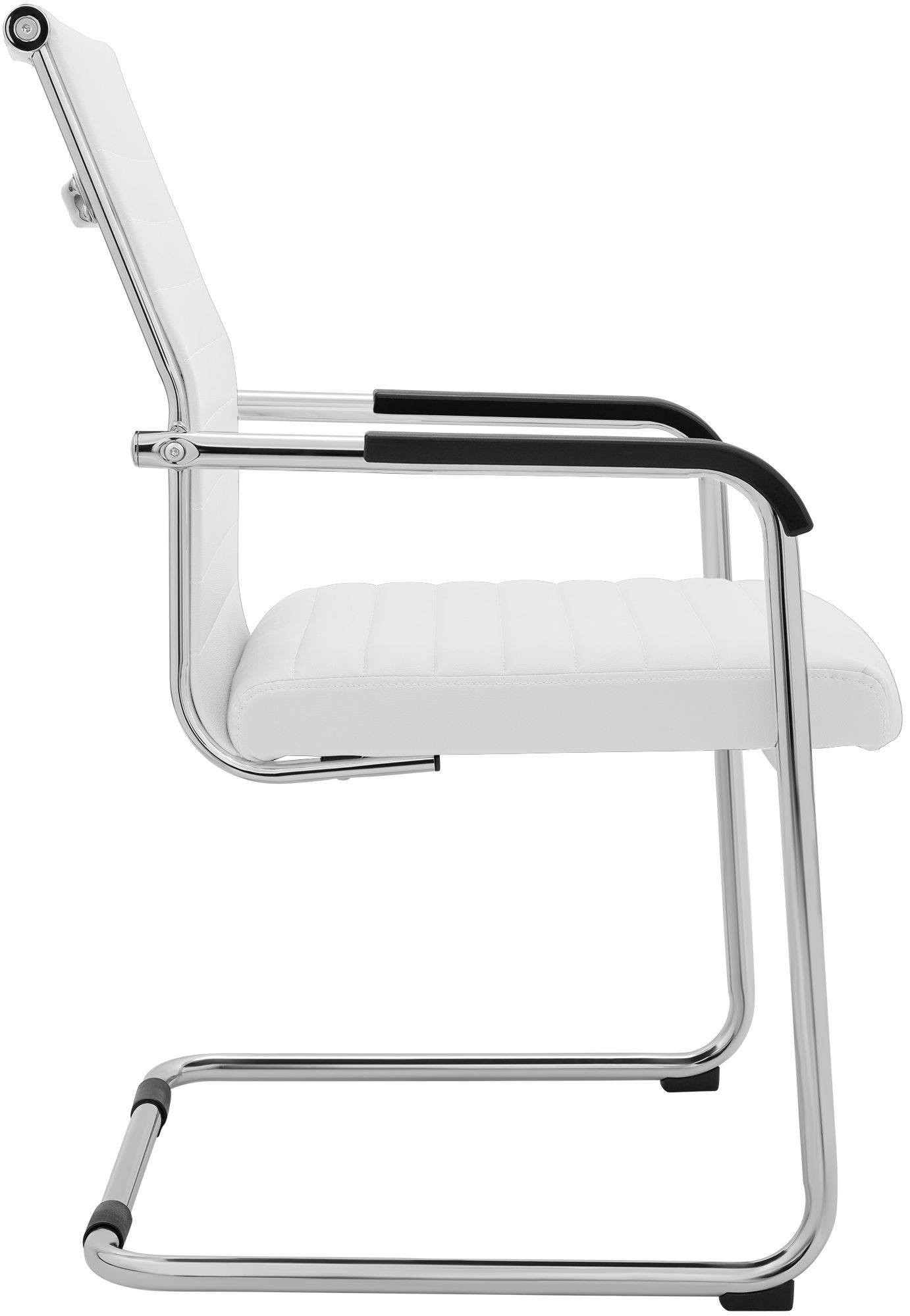 Juego de 2 sillas cantilever Hakon con efecto piel