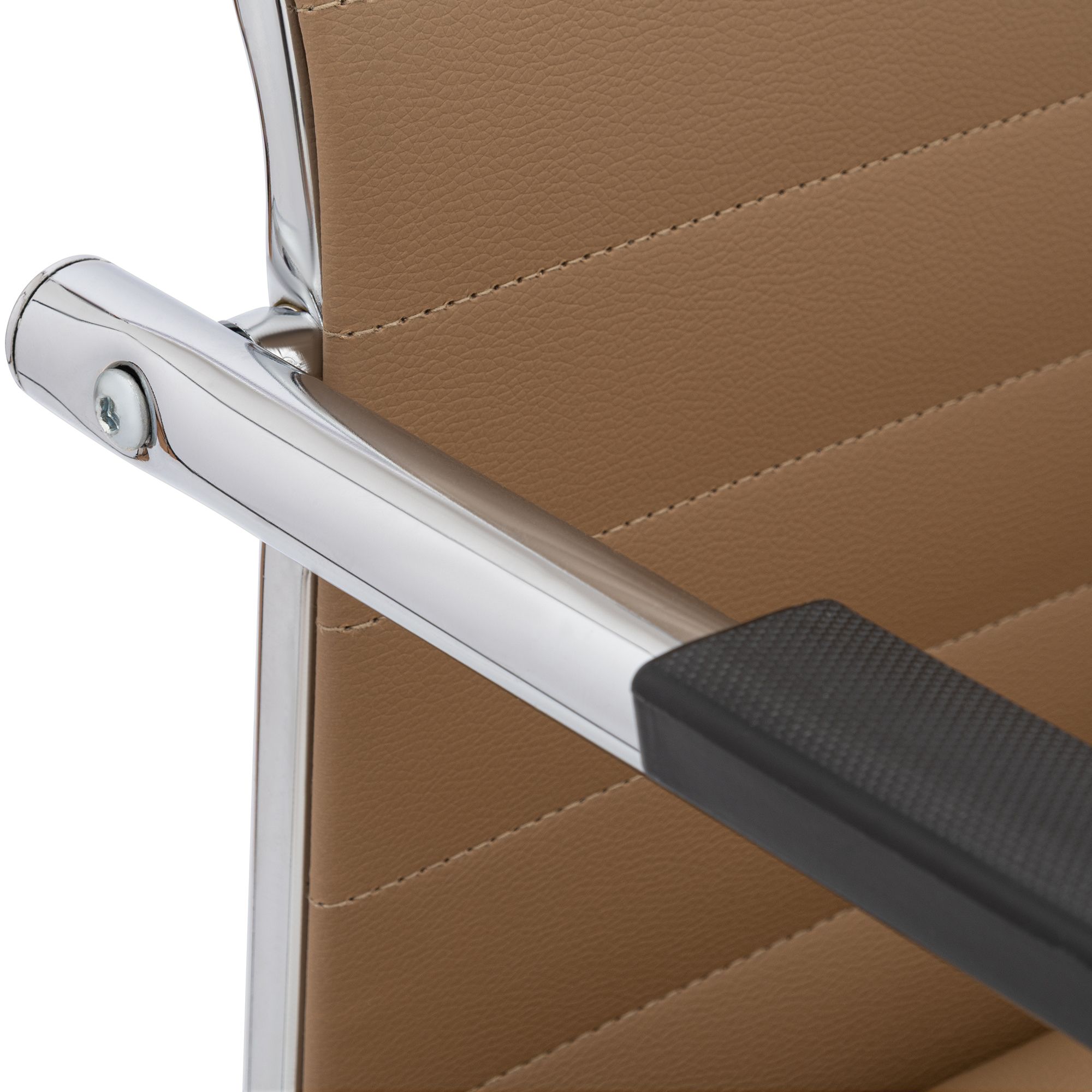 Juego de 2 sillas cantilever Hakon con efecto piel