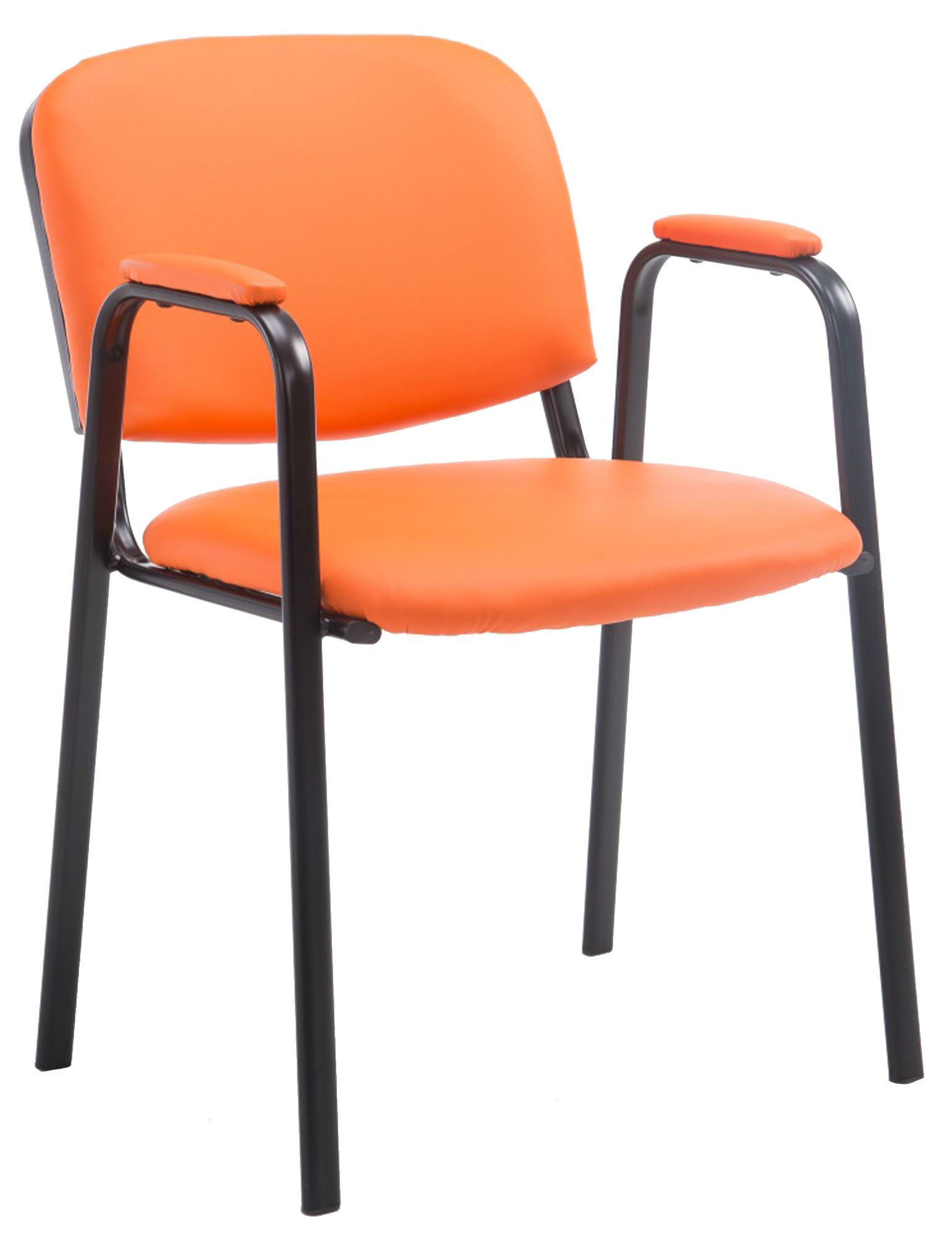 Silla apilable Ken Pro de polipiel