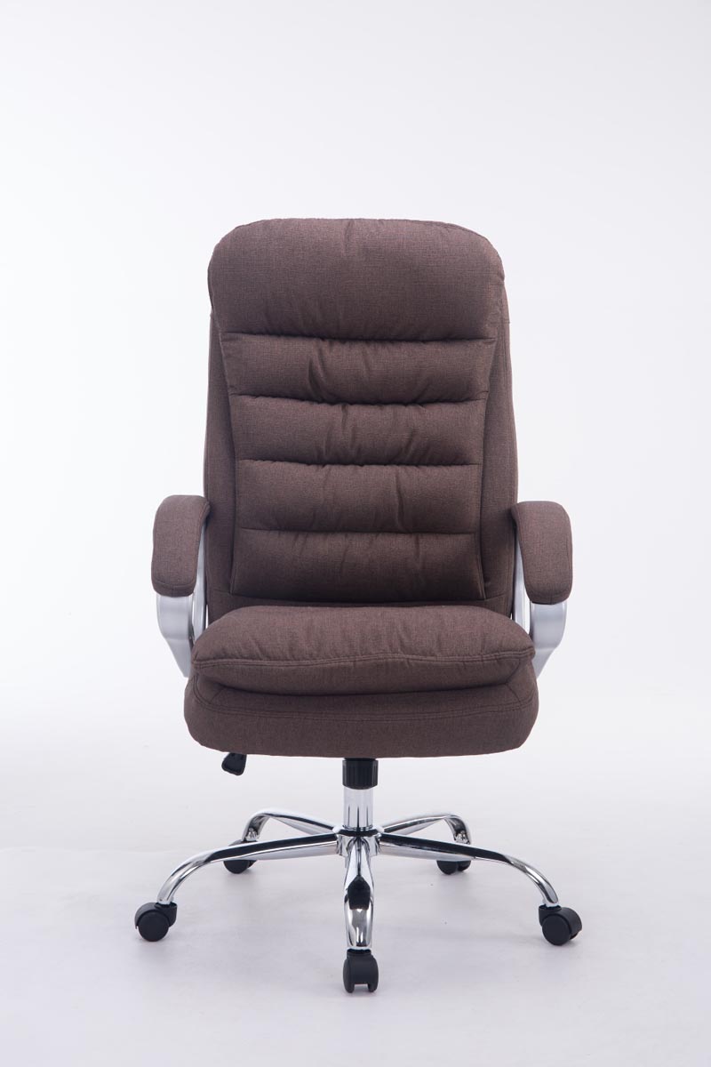 Silla de oficina XXL Vancouver tapizada en tela