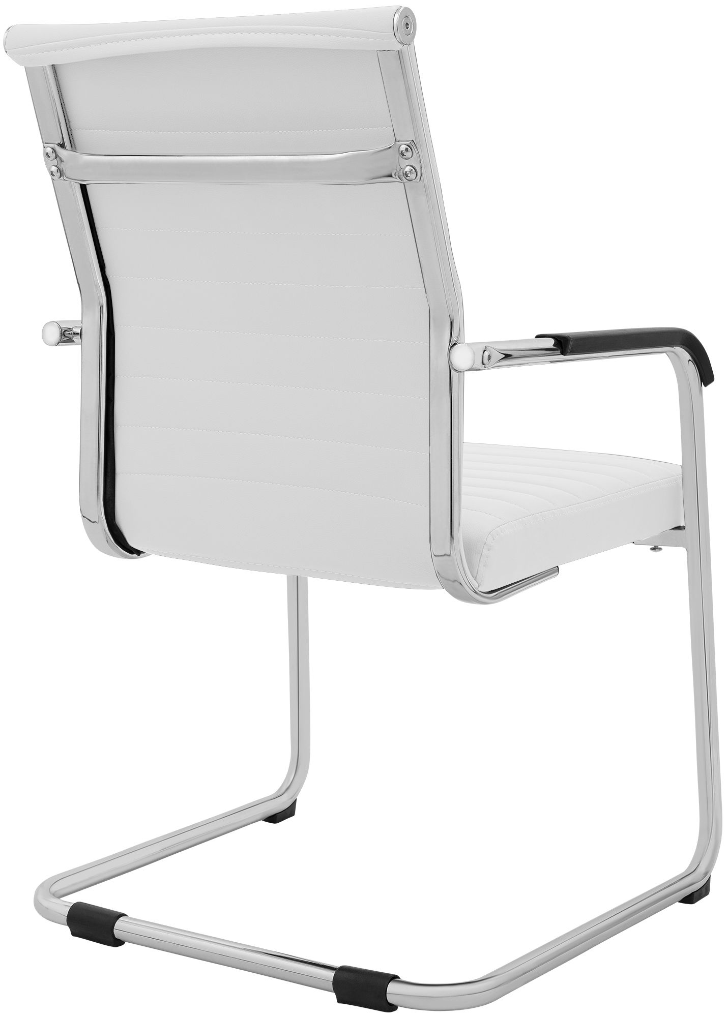 Juego de 2 sillas cantilever Hakon con efecto piel