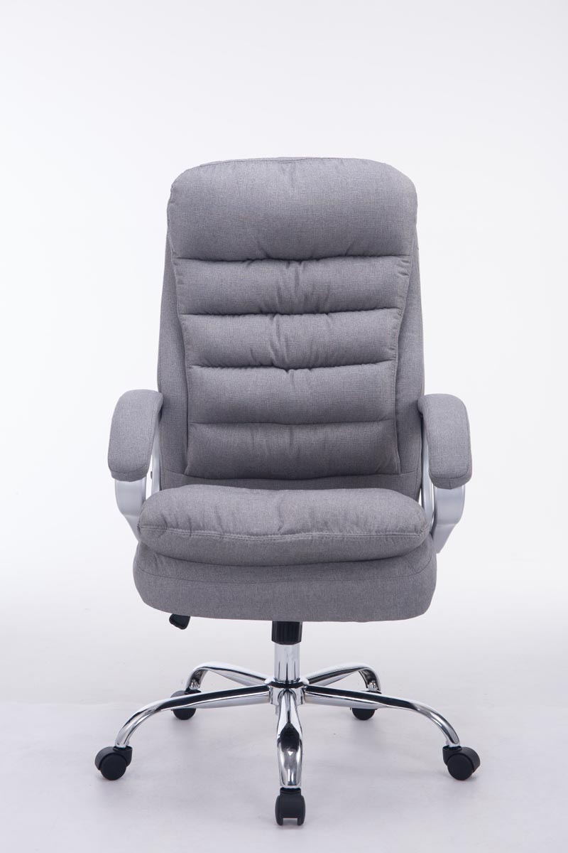 Silla de oficina XXL Vancouver tapizada en tela