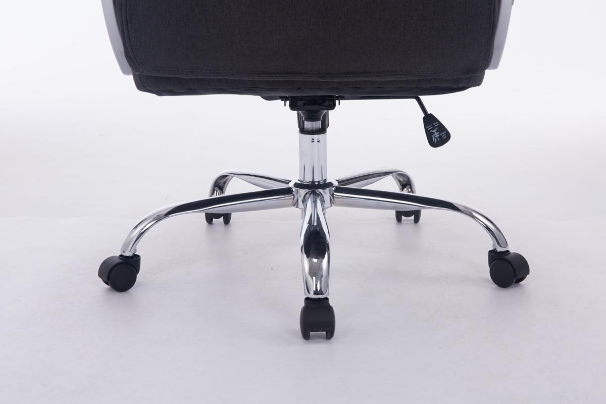 Silla de oficina XXL Vancouver tapizada en tela