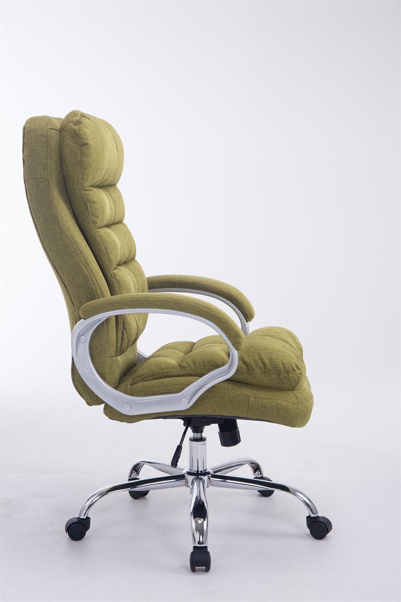 Silla de oficina XXL Vancouver tapizada en tela